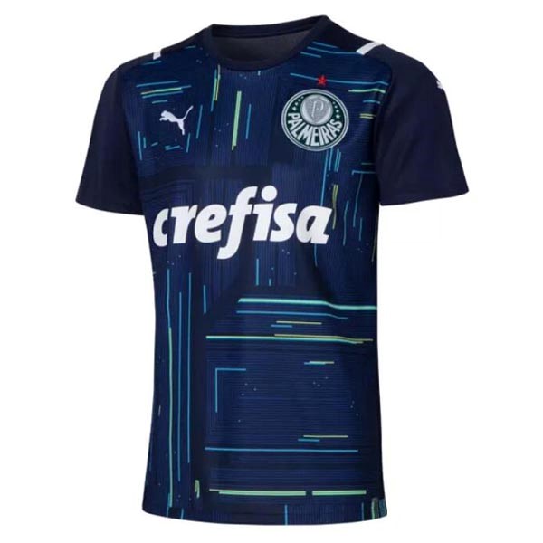 Thailande Maillot Football Palmeiras Gardien 2021-22 Bleu